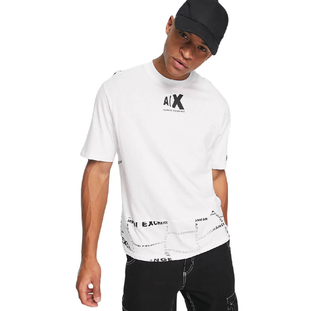 

Футболка Armani Exchange Relaxed Fit Logo, белый