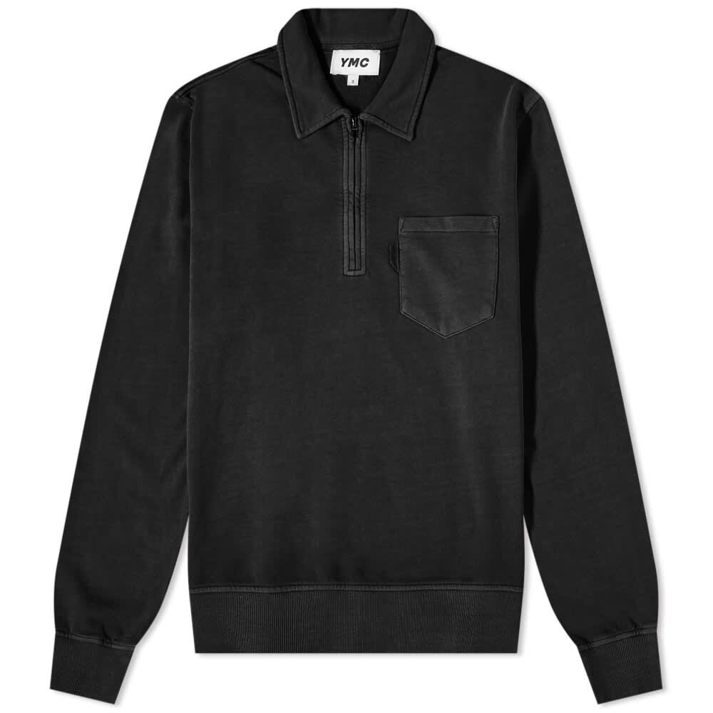 

Толстовка YMC Sugden Quarter Zip Sweat, Черный
