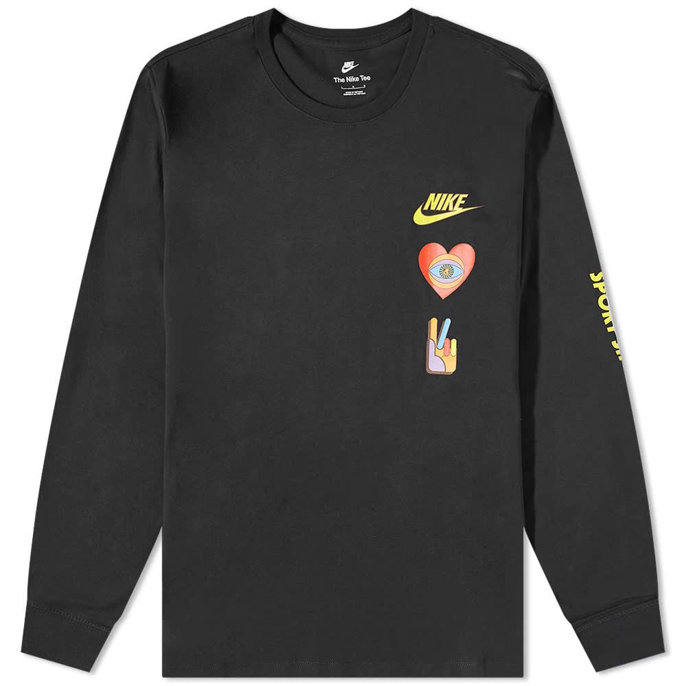 

Футболка с длинным рукавом Nike 1972 Long Sleeve, черный с принтом