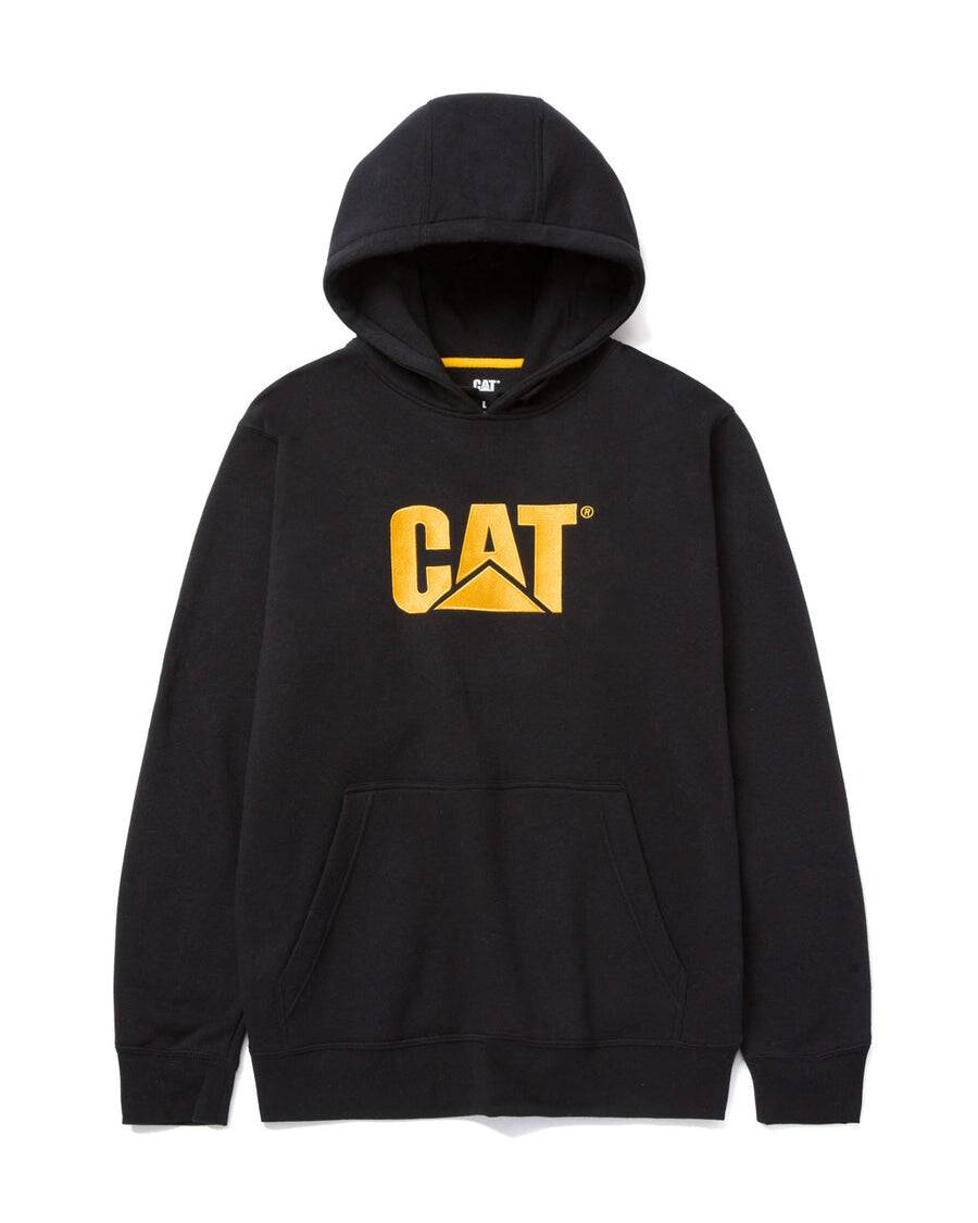 

Мужская толстовка с капюшоном средней плотности CAT, черный