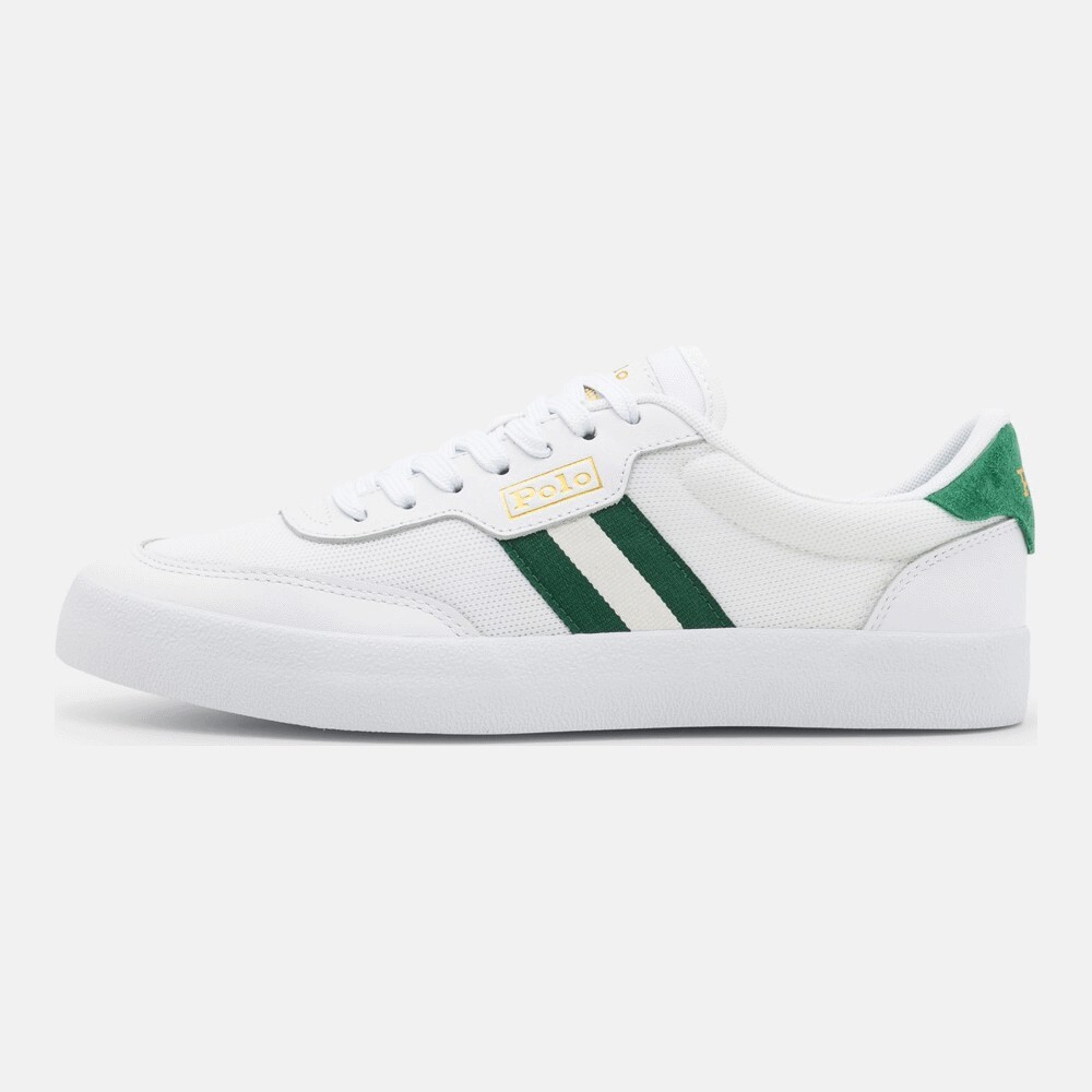 

Кроссовки Polo Ralph Lauren Court Unisex, white/forest/cream