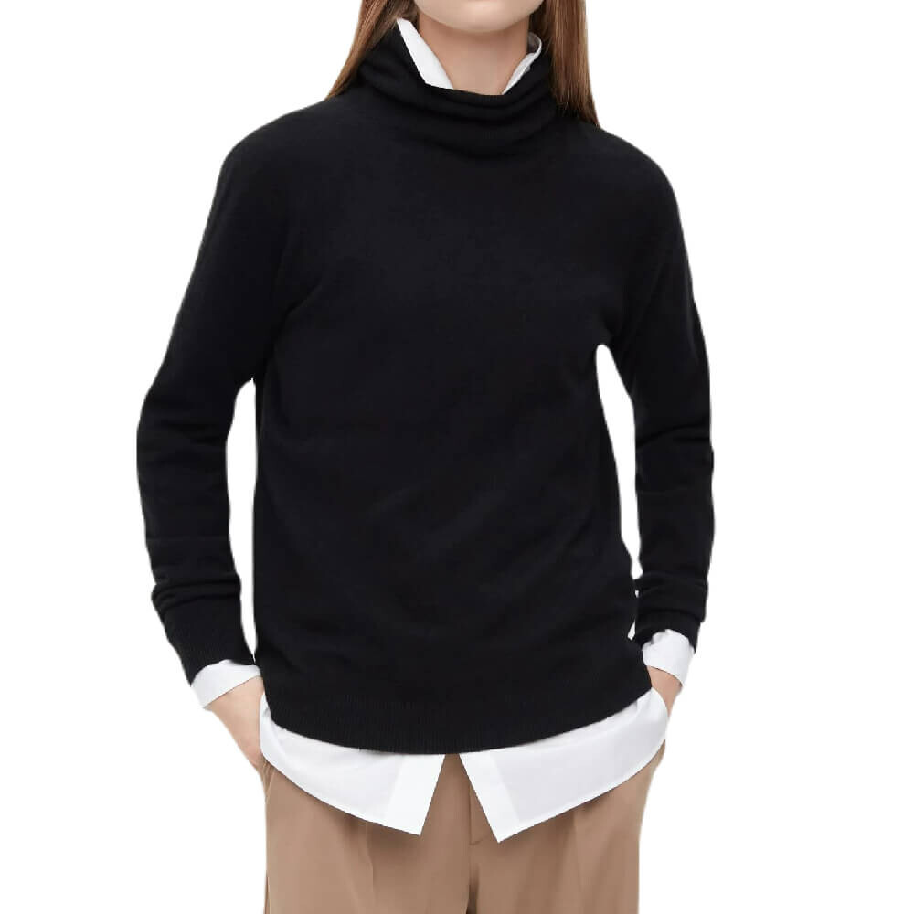 

Джемпер Uniqlo Cashmere 3D Knit Seamless Turtleneck, черный