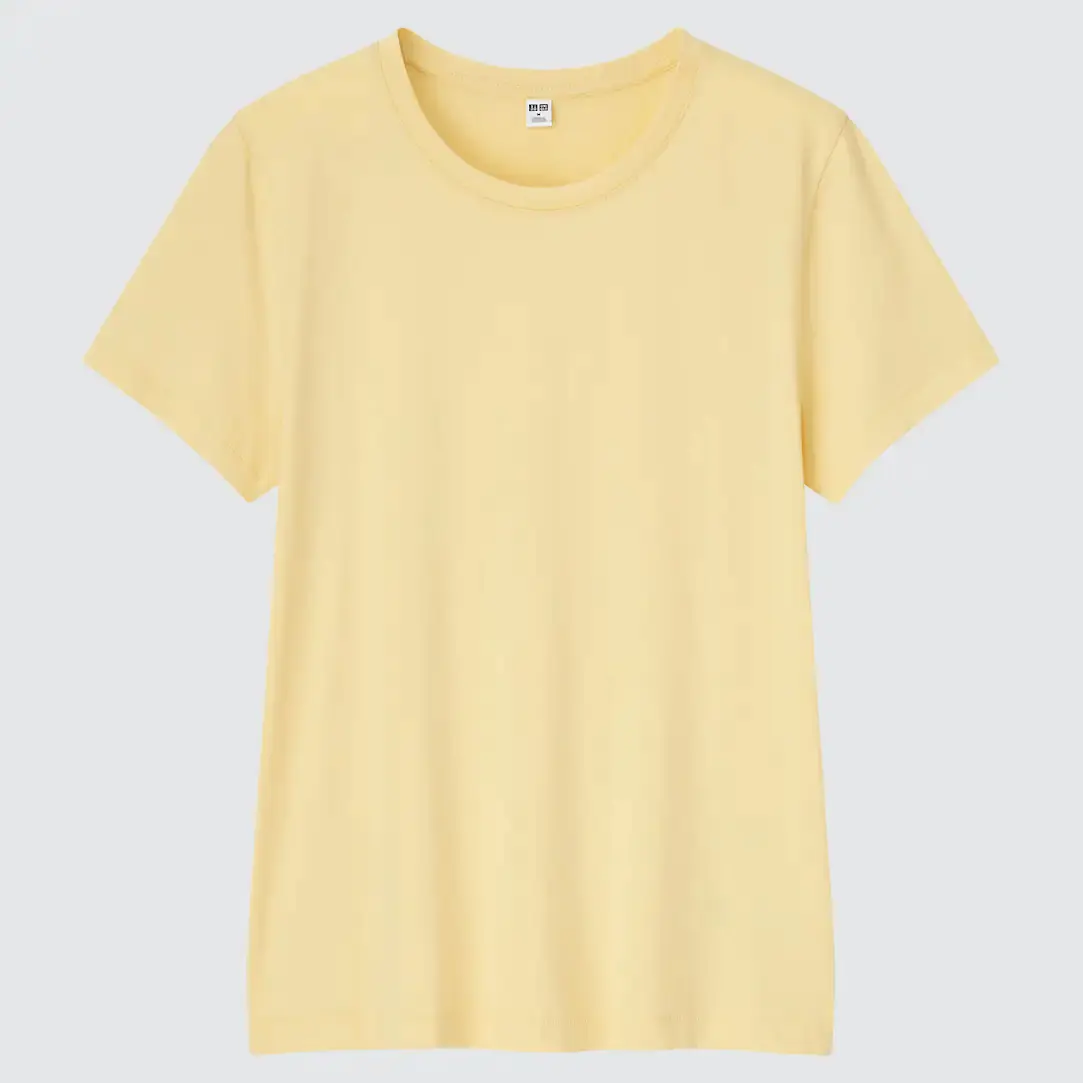 

Футболка Uniqlo 100% Supima Cotton, жёлтый