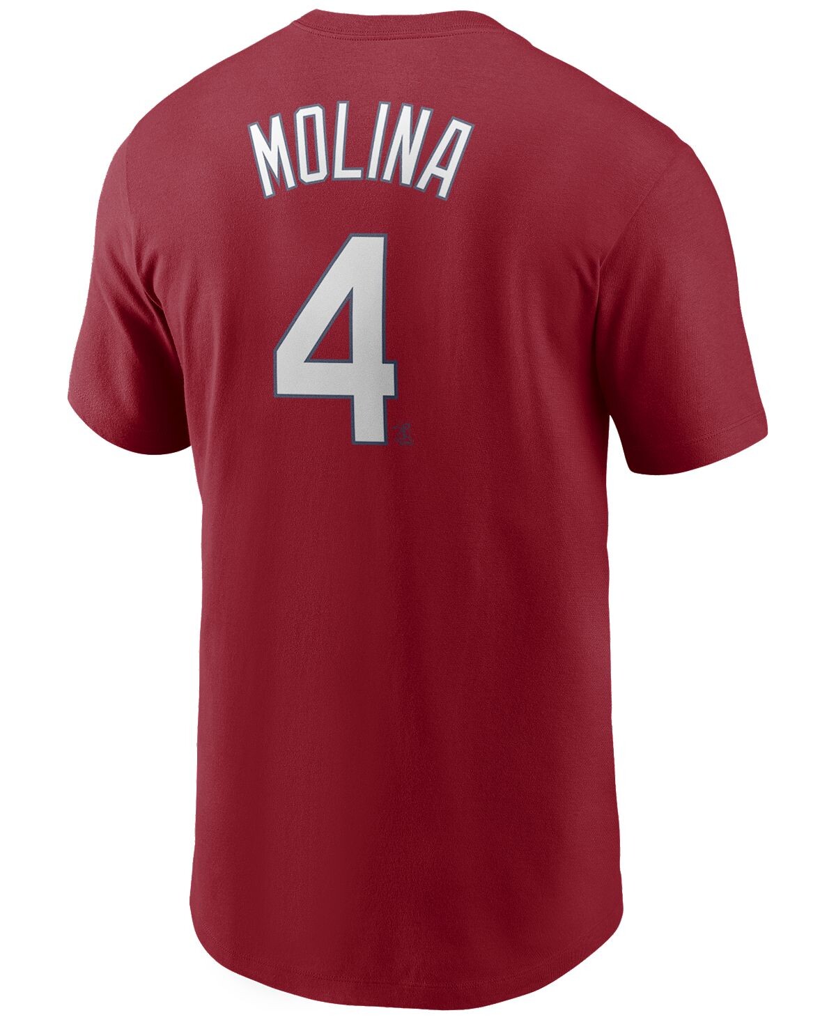 

Мужская футболка yadier molina st. louis cardinals с именем и номером игрока Nike, красный