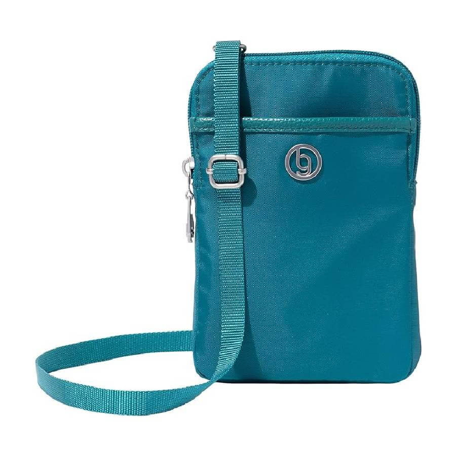 Сумка Baggallini Arlington Mini, бирюзовый мужской портфель для хранения удостоверений сумка для багажа портфель для паспорта кредитных карт кошелек сумка уличный важный органай