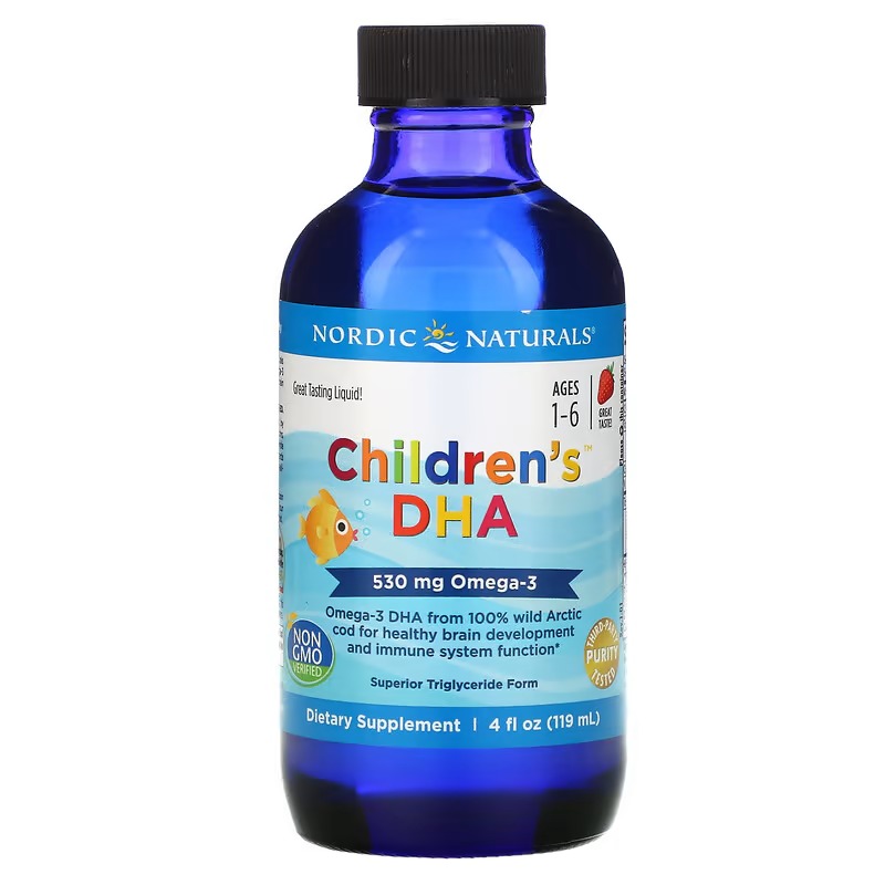 Омега-3 с ДГК для детей 1-6 лет Nordic Naturals 530 мг, 119 мл - фото