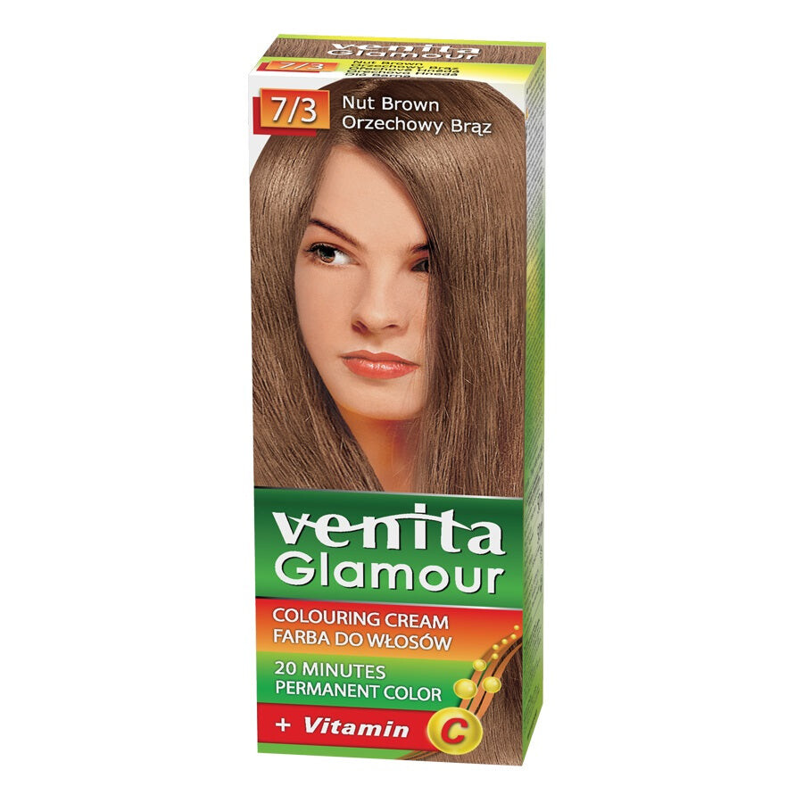 

Venita Краска для волос Glamour 7/3 Фундук Коричневый
