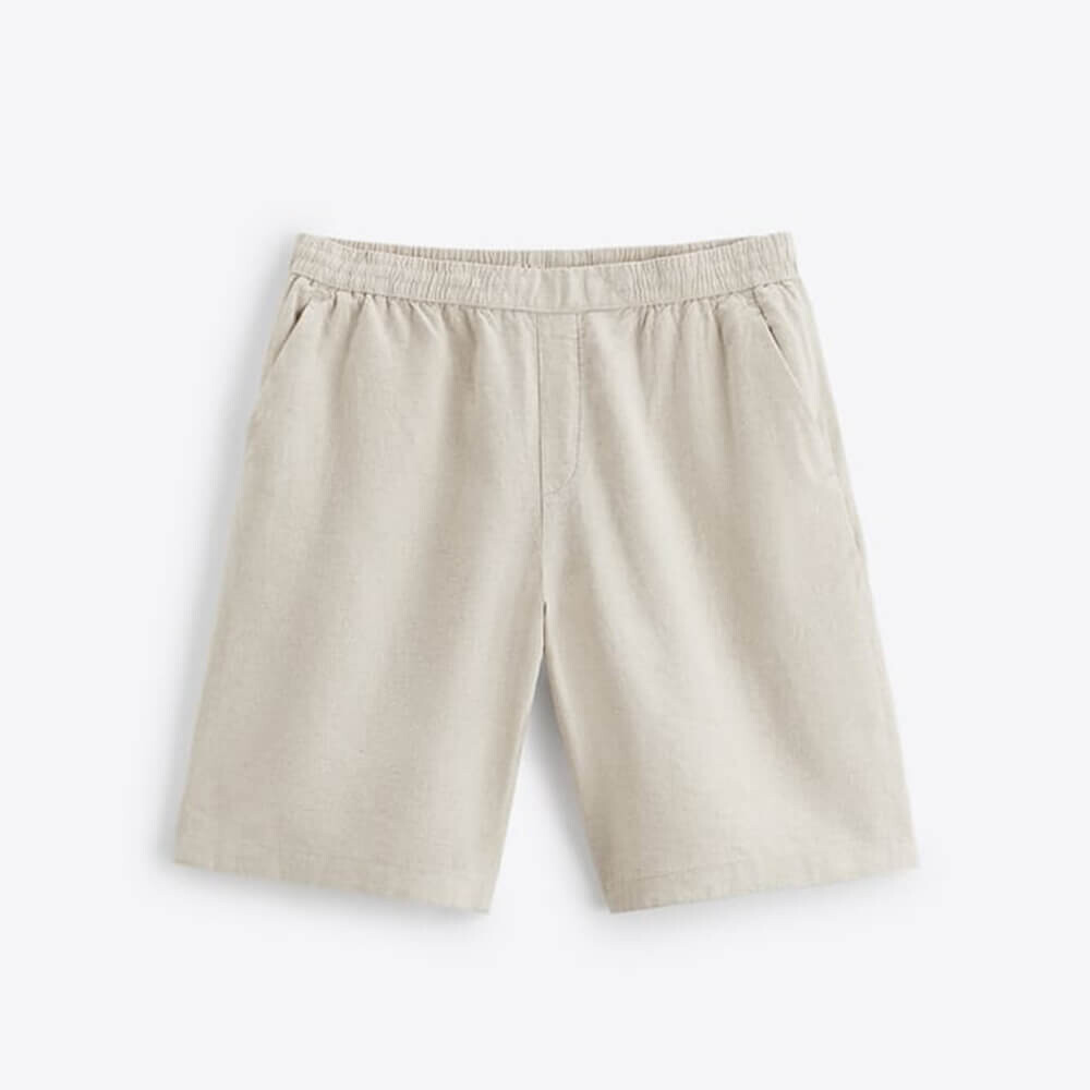 

Шорты Zara Linen - Viscose Bermuda, натуральный