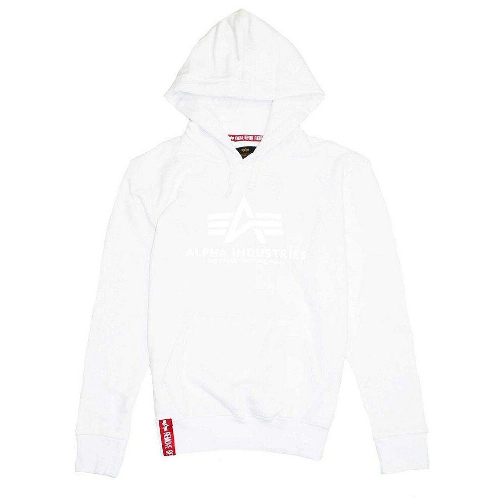 

Худи Alpha Industries Basic Reflective Print, белый
