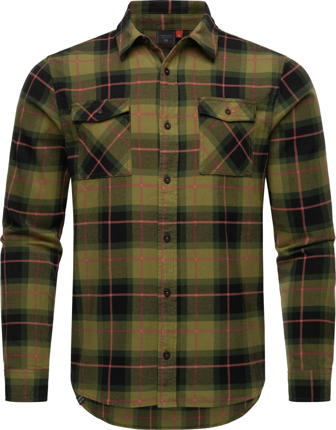 

Рубашка ragwear Karo Checki, оливковый