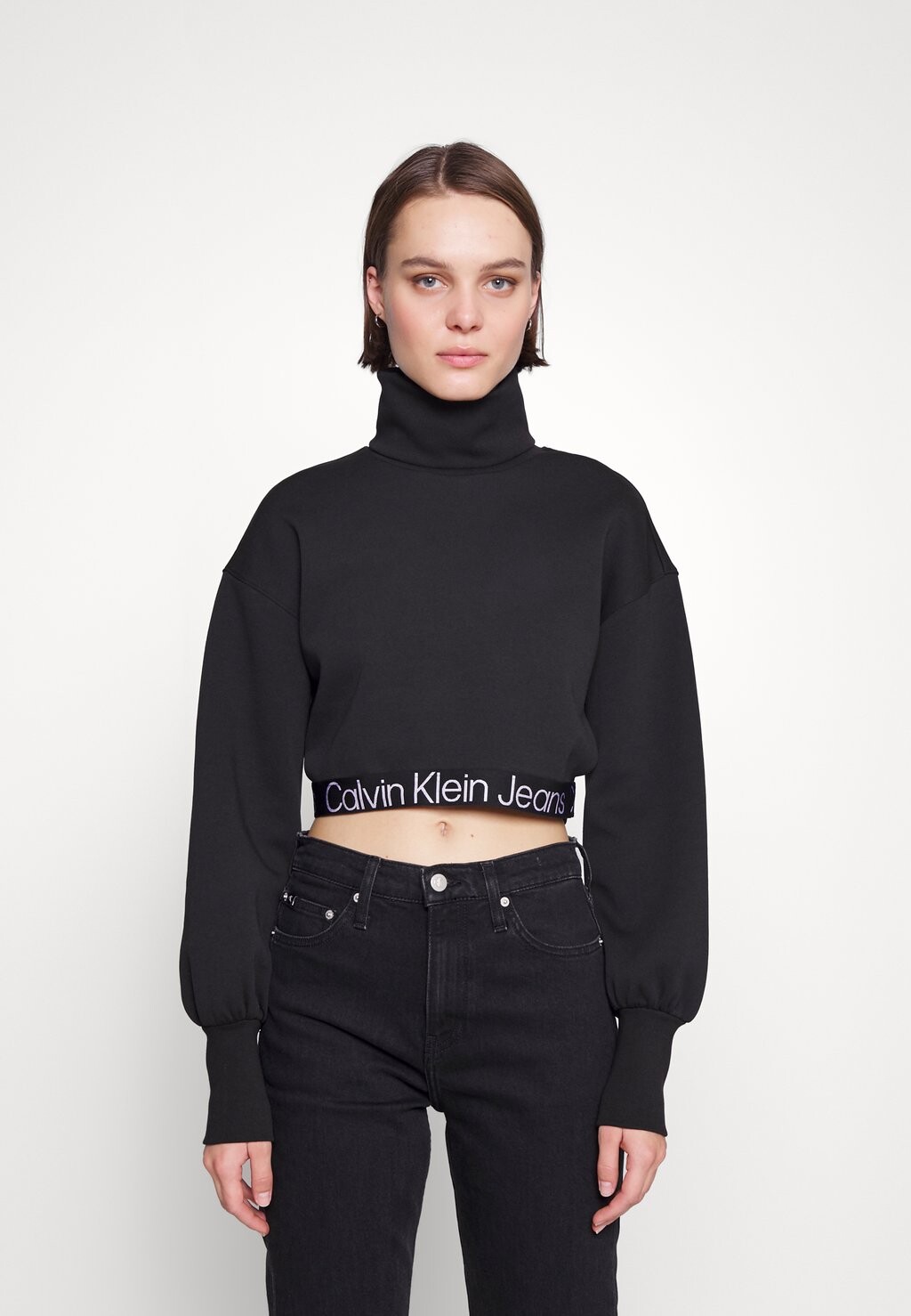 

Толстовка на молнии Calvin Klein Jeans, черный