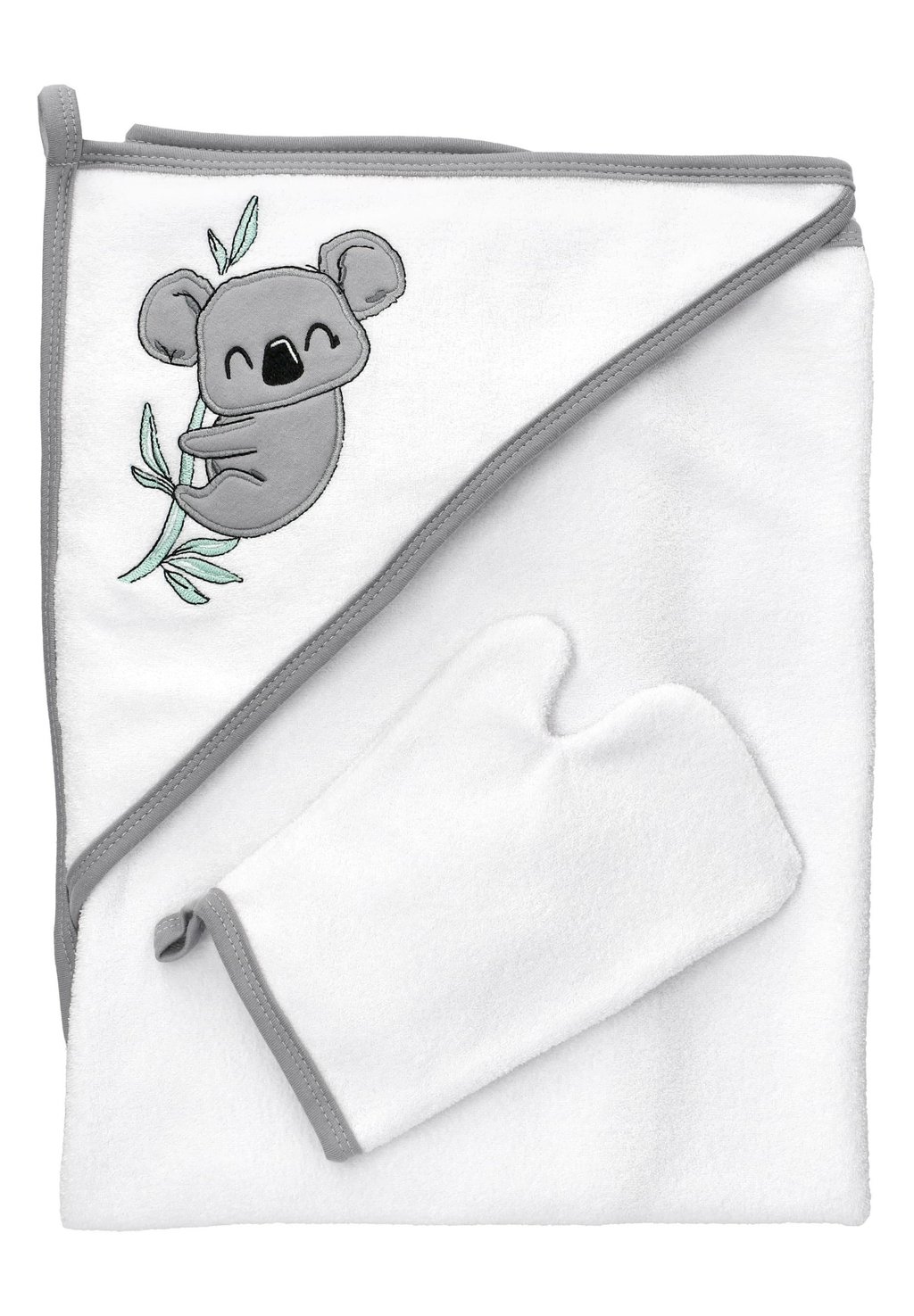 Полотенце банное KOALA Baby Sweets, цвет white grey цена и фото