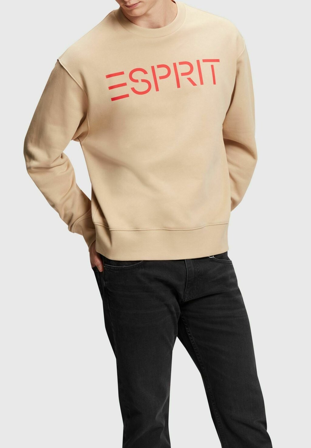 

Толстовка Esprit Logo, бежевый, Коричневый