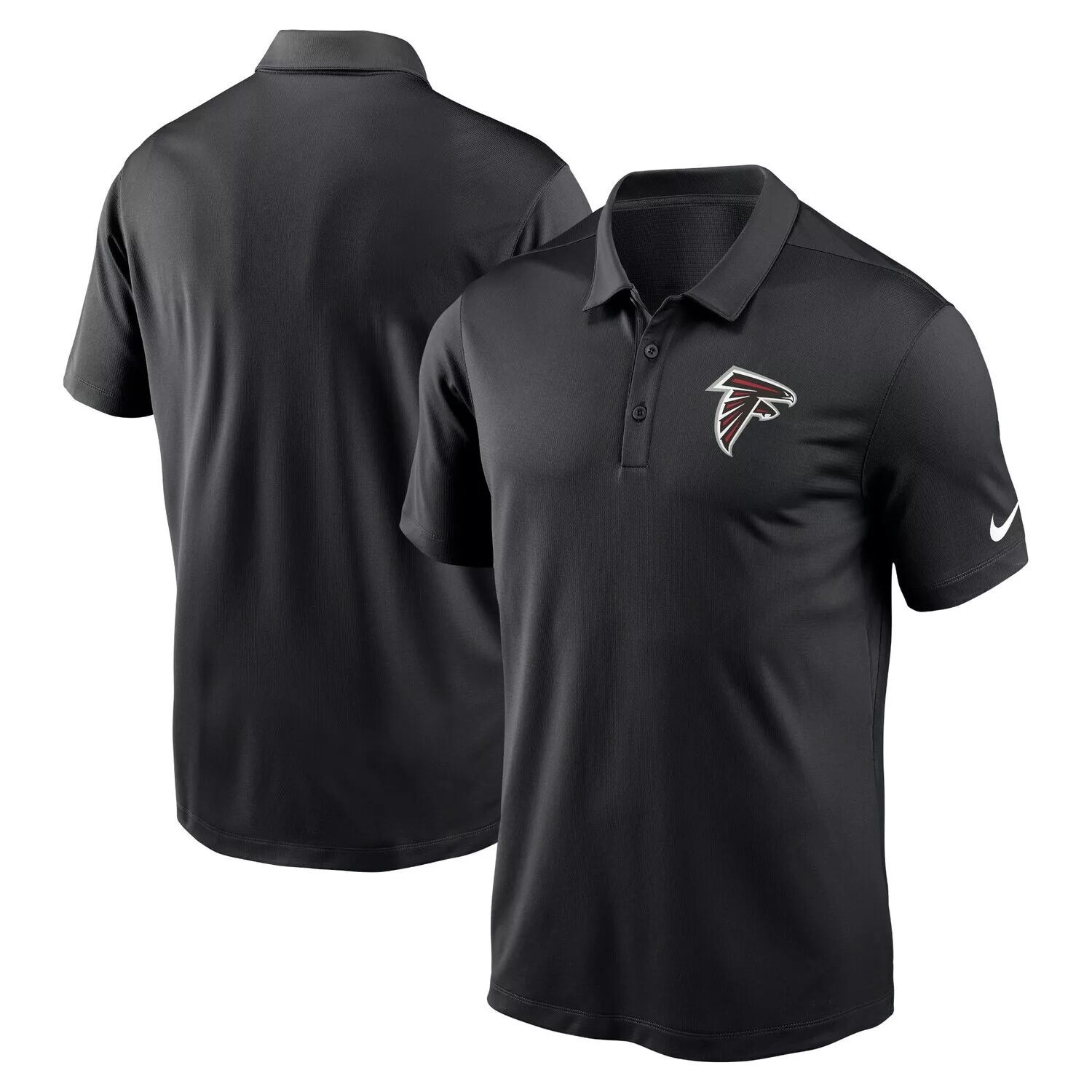 

Мужское черное поло с логотипом команды Atlanta Falcons Franchise Team Nike, Черный