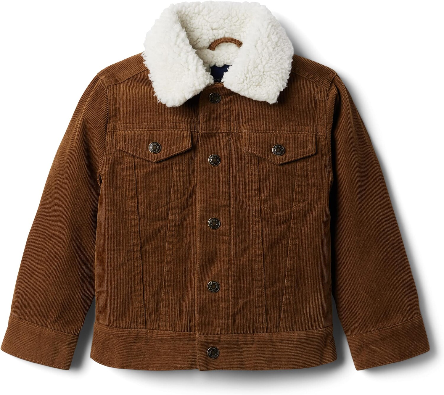 

Куртка Janie and Jack Sherpa Collar Corduroy Jacket, хаки