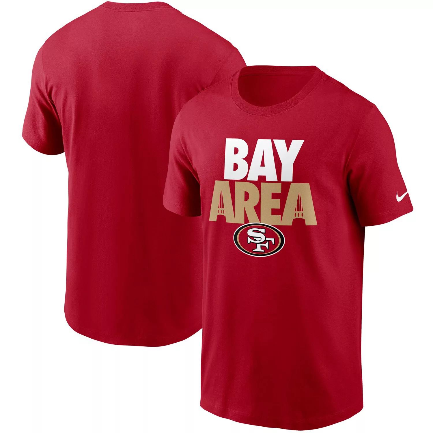 Мужская футболка Nike Scarlet San Francisco 49ers Hometown Collection Bay Area antioch scarlet bay