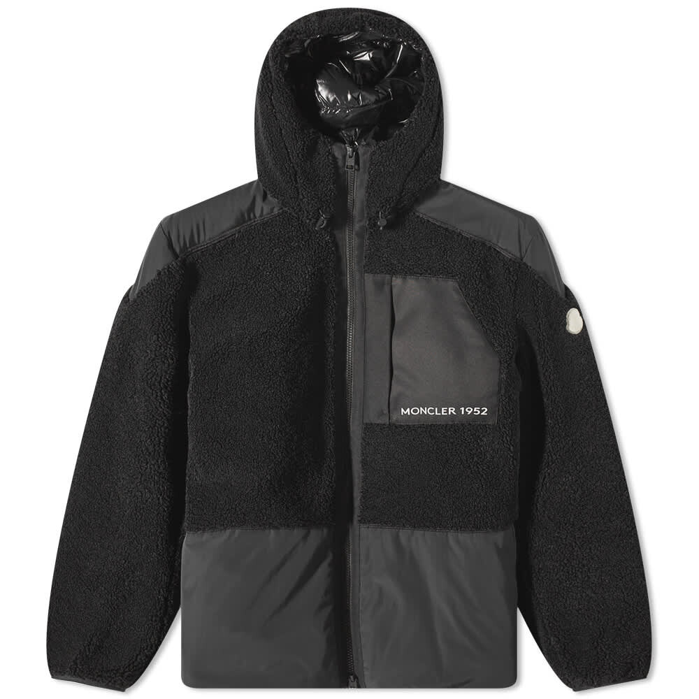 

Флисовая куртка с капюшоном Hull Teddy Moncler Genius, Черный
