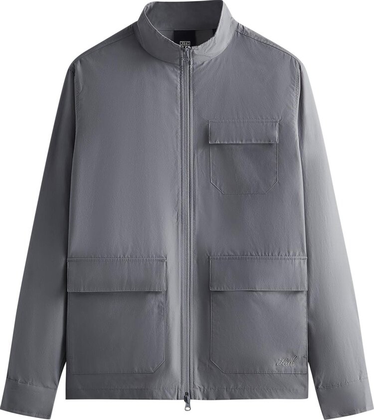 

Куртка Kith Zip Front Lawton Jacket 'Statue', серый