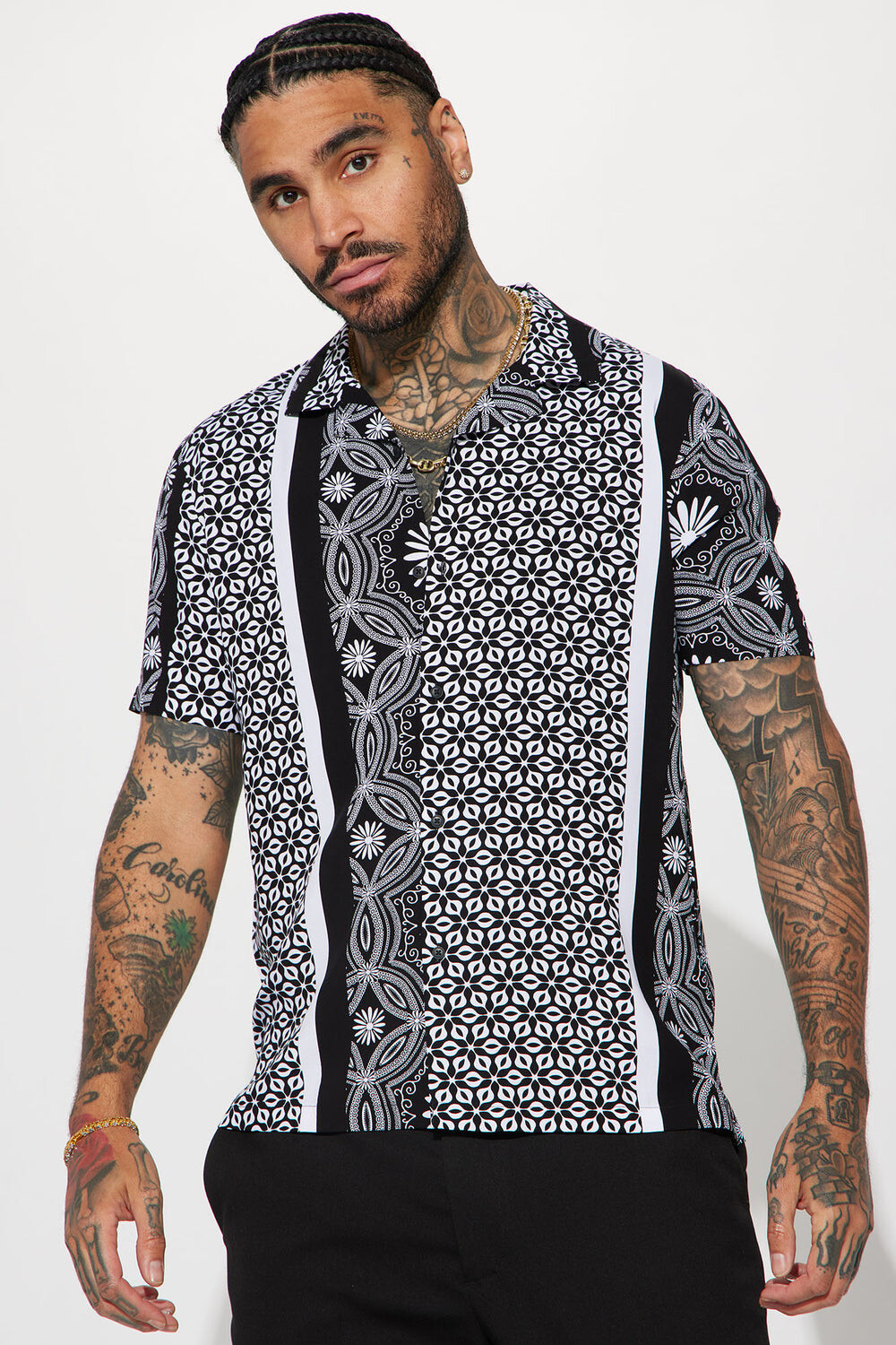 

Рубашка Fashion Nova CVS7748, черный