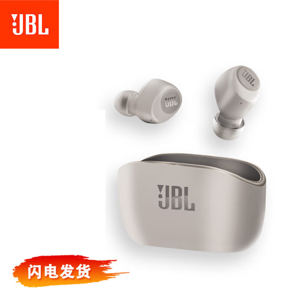 

Беспроводные наушники JBL Wave 100TWS с шумоподавлением при вызове и микрофоном, серый