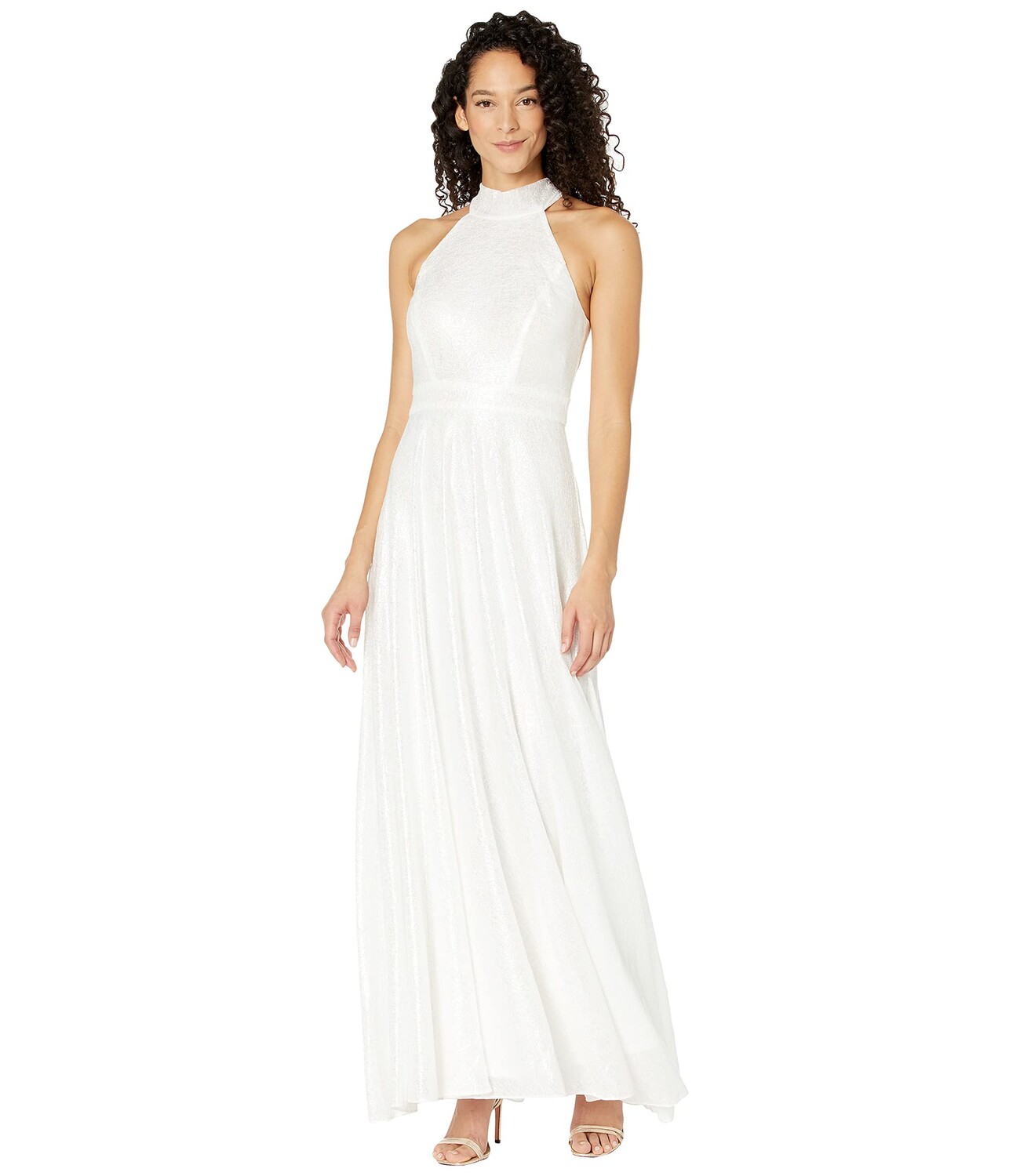 

Платье LAUNDRY BY SHELLI SEGAL, Iridescent Halter Gown