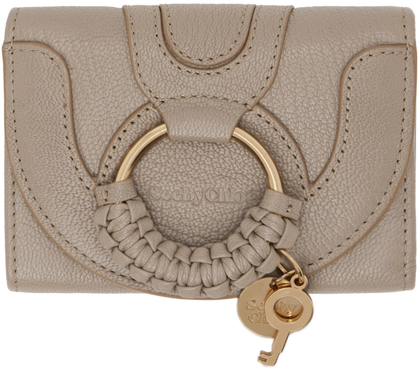 

Серый компактный кошелек Hana See by Chloé