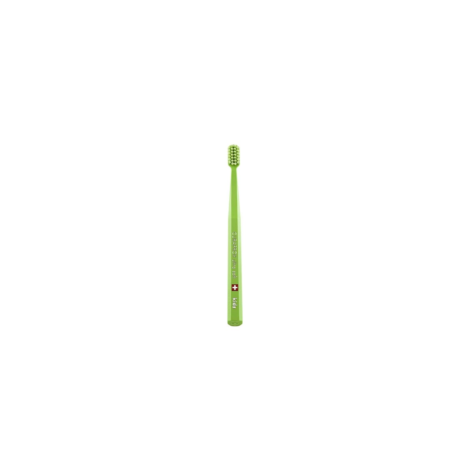 цена Зубная щетка Curaprox детская ультрамягкая 5500, зеленый