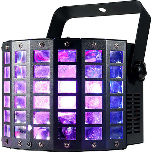 Mini Dekker LZR серии American DJ StarTec - 2-FX-In-1 RGBW LED и лазерный свет для вечеринок StarTec Series Mini Dekker LZR - 2-FX-In-1 RGBW LED and Laser Party Light