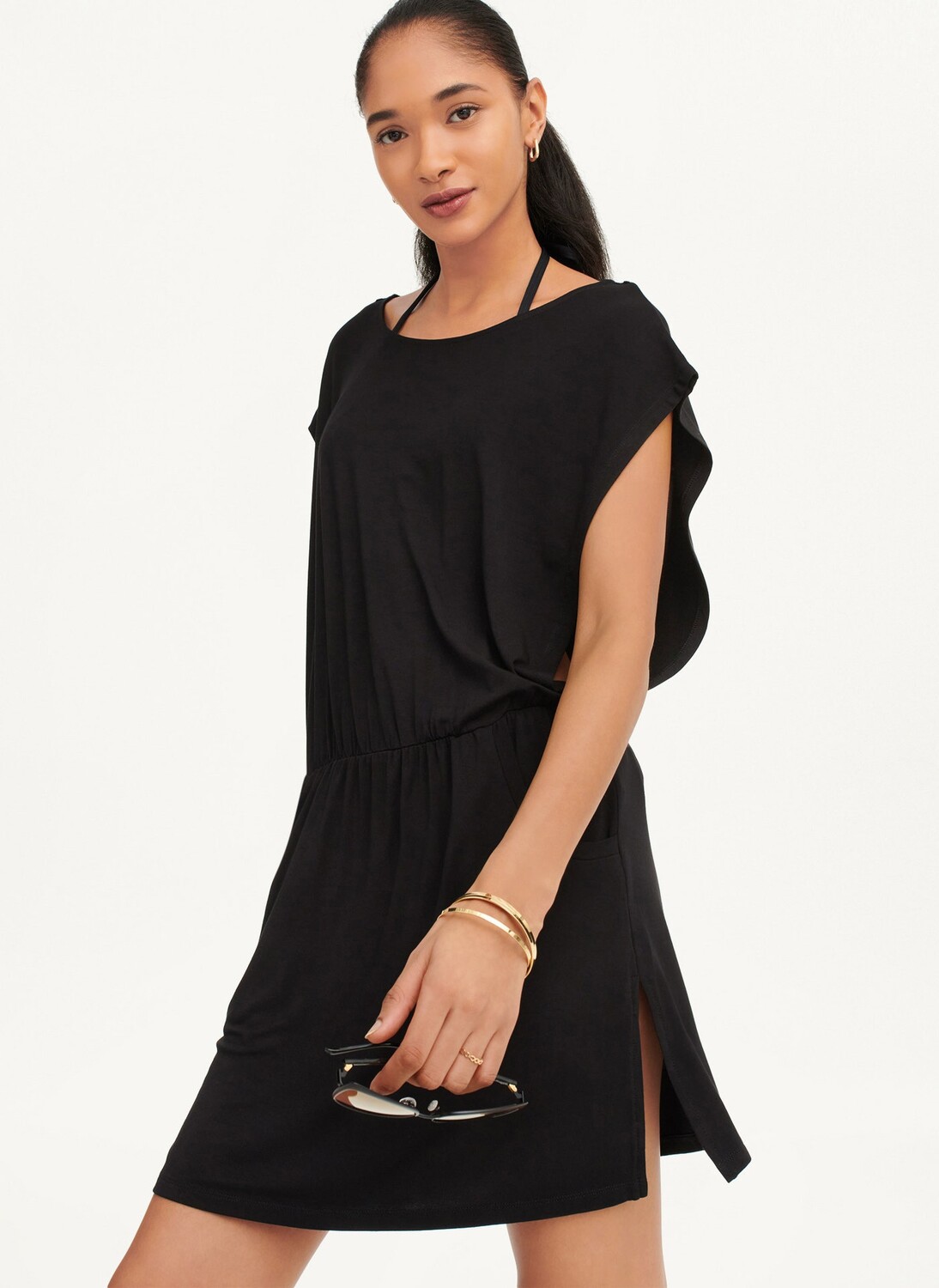 

Туника с открытыми боками DKNY