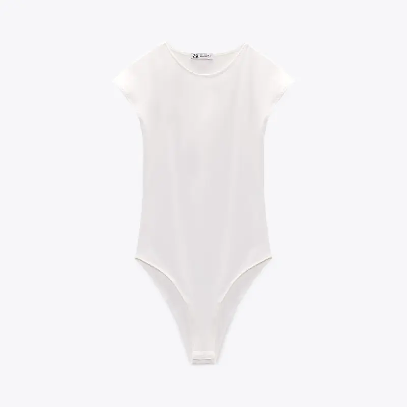 

Боди Zara Fitted, белый