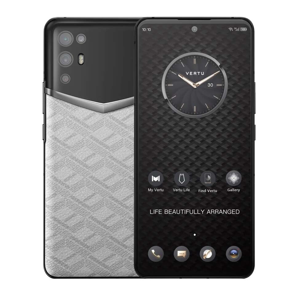

Смартфон Vertu iVERTU 5G Canvas Leather, 12Гб/512Гб, черный/серебристый