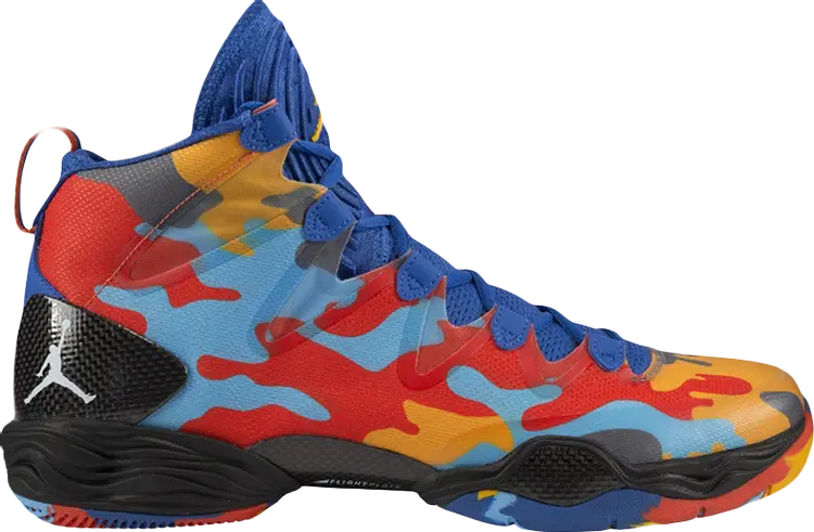 

Кроссовки Air Jordan 28 SE OKC Camo, синий
