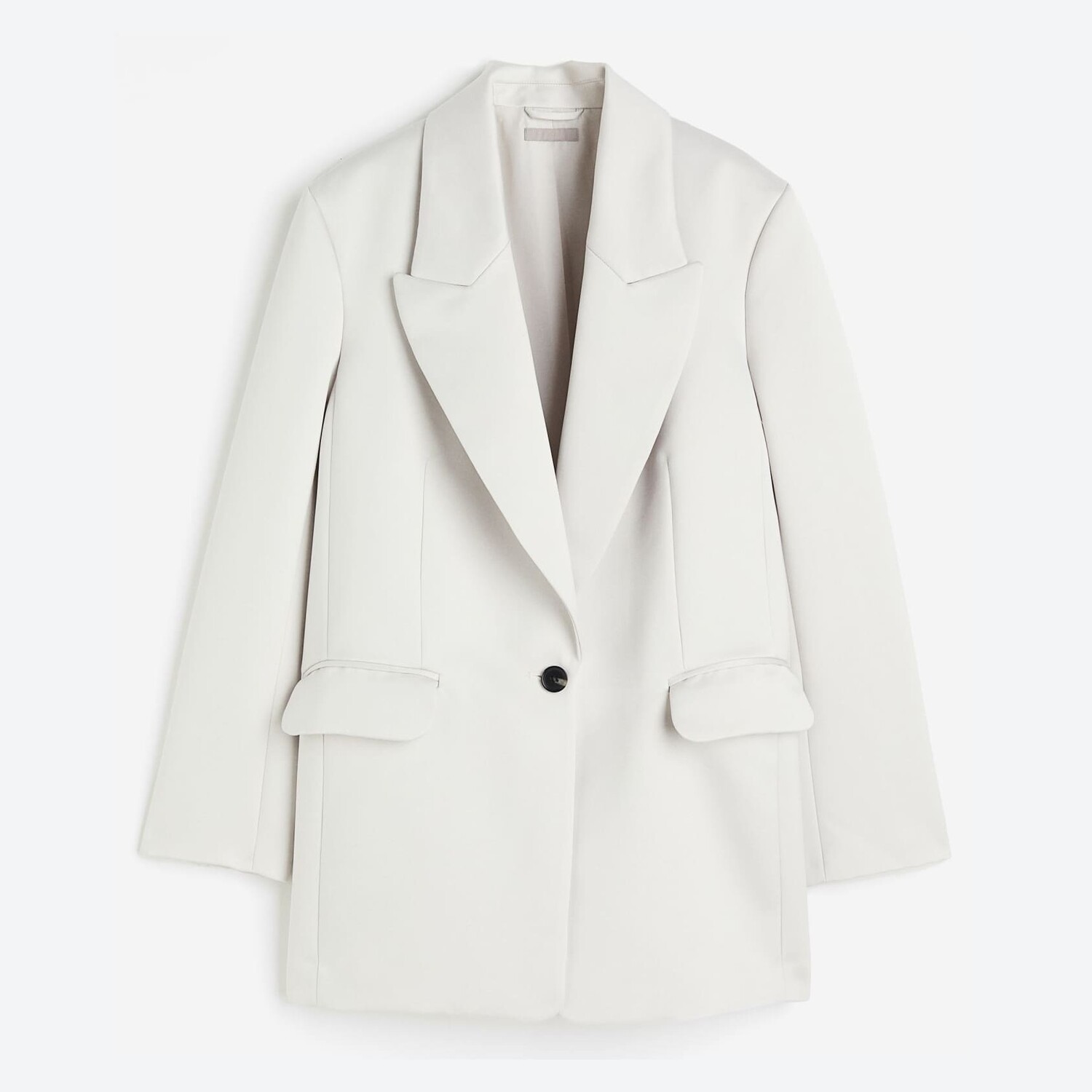 

Пиджак H&M Oversized Single-breasted, светло-бежевый