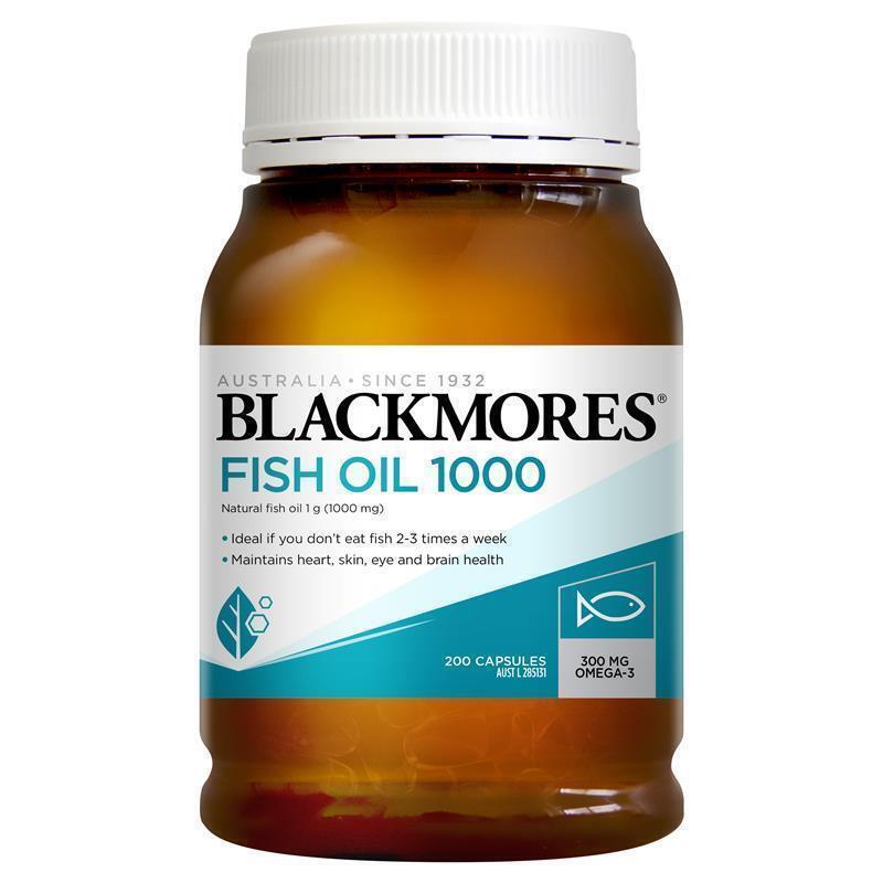 Рыбий жир Blackmores, 1000 мг, 200 капсул