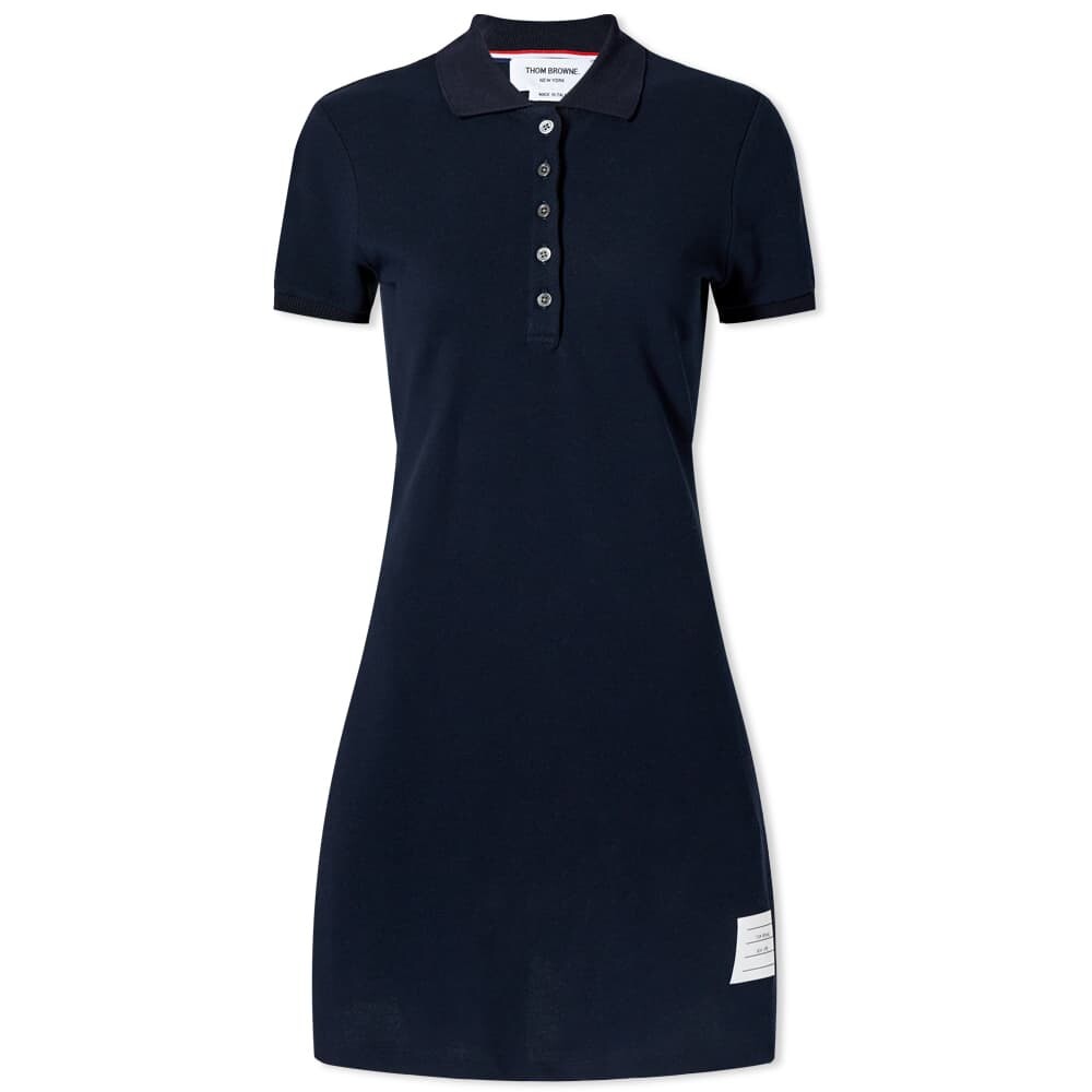 

Платье Thom Browne Flared Tennis RWB Stripe Pique Mini Dress