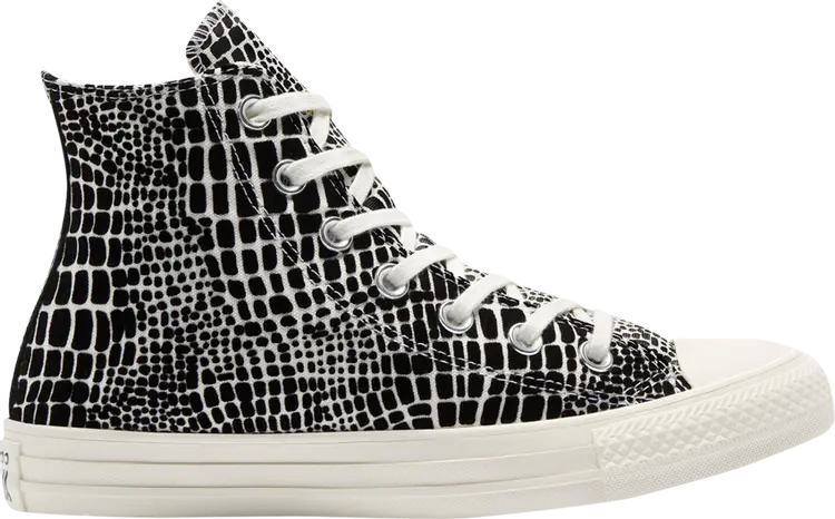 

Кроссовки Converse Wmns Chuck Taylor All Star High Digital Daze - Crocodile Print, черный