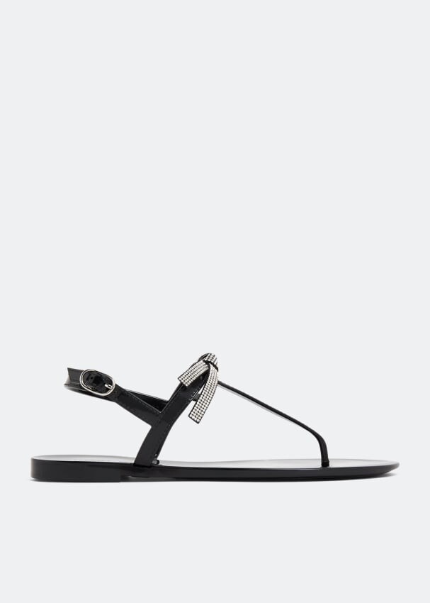 

Сандалии STUART WEITZMAN SW Bow jelly sandals, черный