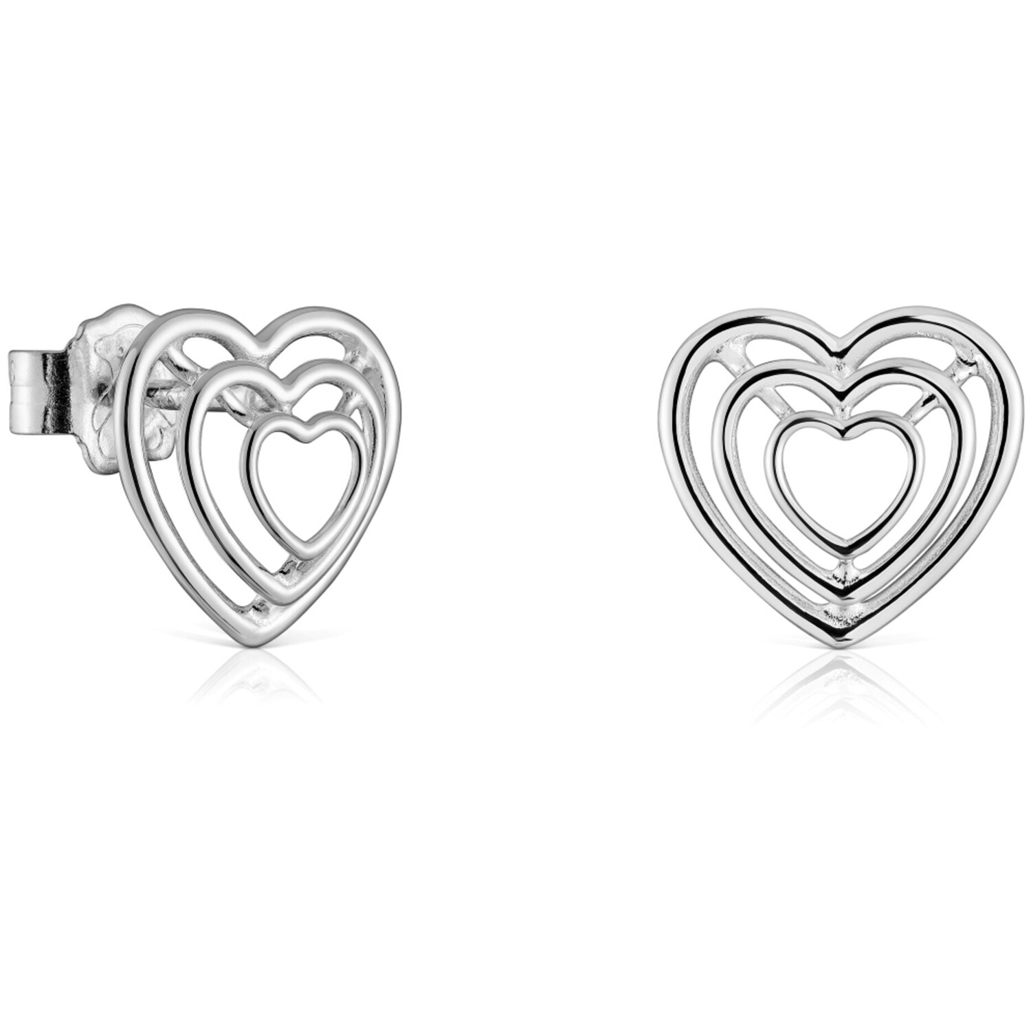 

Серьги Tous Bickie Heart, серебро