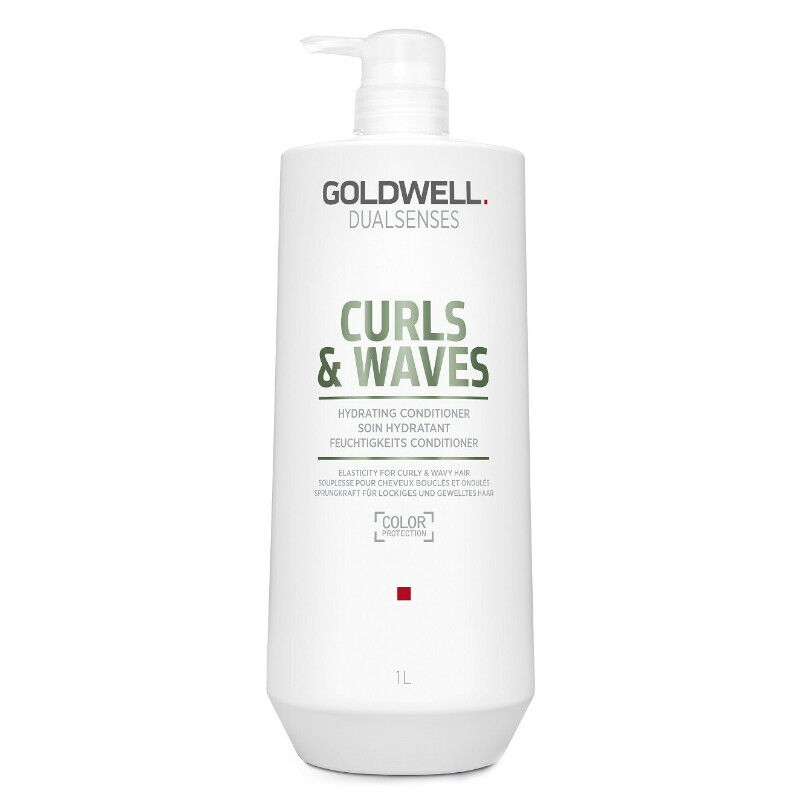 Goldwell Dualsenses Curls&Waves увлажняющий кондиционер для кудрявых и волнистых волос, 1000 мл кондиционер l oréal elvive dream lengths curls увлажняющий для волнистых и кудрявых волос 375 мл