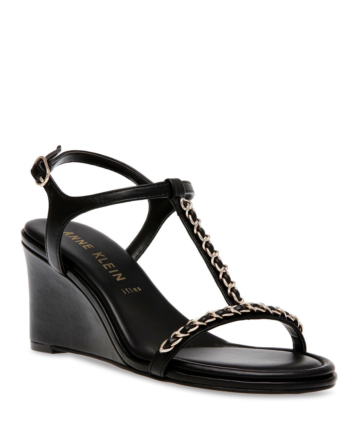

Женские босоножки на танкетке Sloan Anne Klein, черный