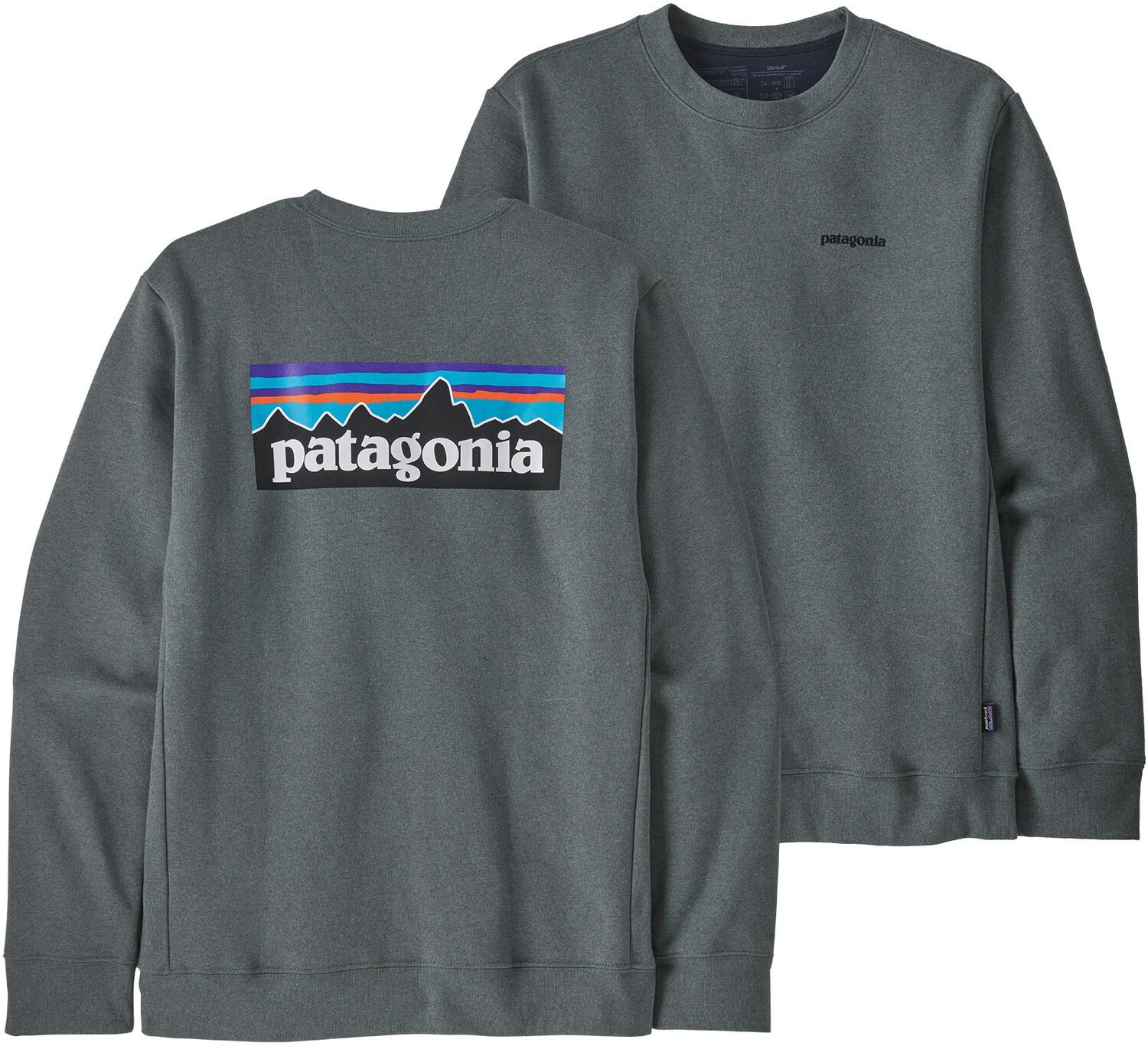 

Толстовка с логотипом P-6 Uprisal Crew Patagonia, зеленый