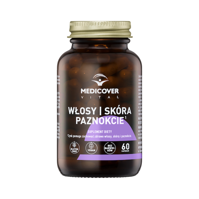 Medicover Vital Włosy, Skóra, Paznokcie биологически активная добавка, 60 капсул/1 упаковка