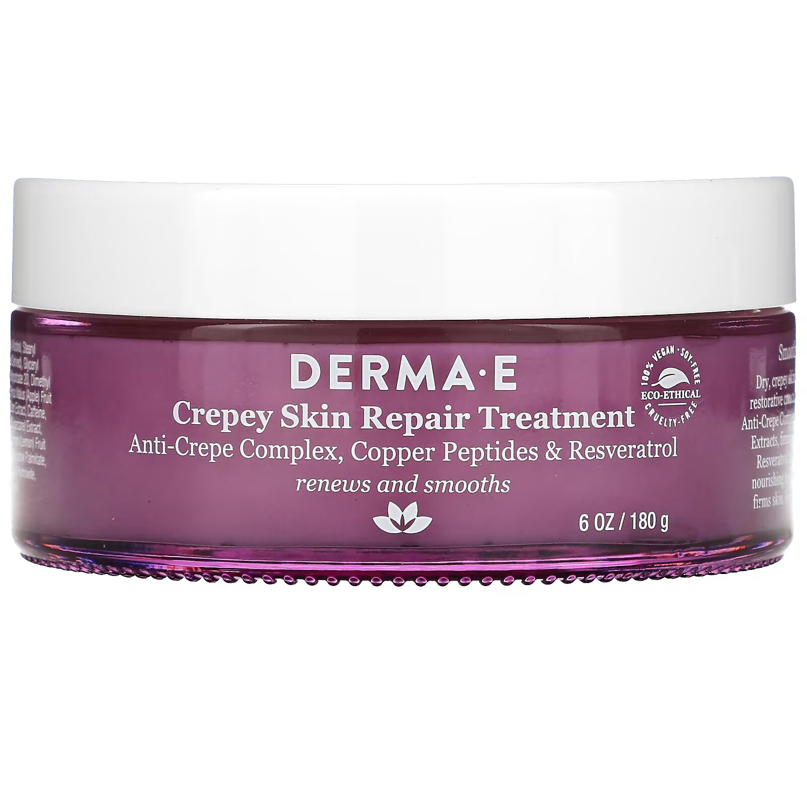 уход за телом derma e средство для тела восстанавливающее crepey skin repair treatment DERMA E, Crepey Skin Repair Treatment, 180 г (6 унций)