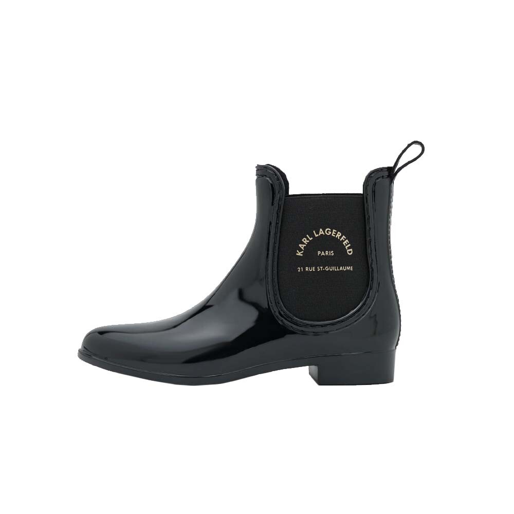 

Резиновые ботильоны Karl Lagerfeld Kalosh II Maison Ankle, черный