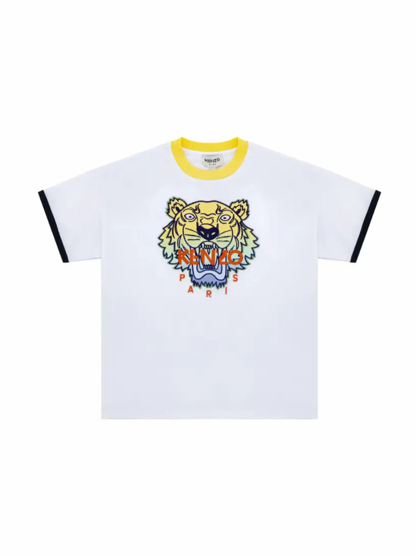

Хлопковая футболка с логотипом Kenzo