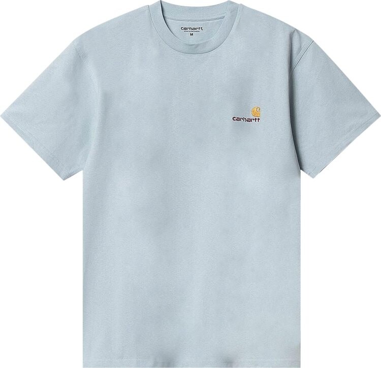 

Футболка Carhartt WIP American Script Short-Sleeve T-Shirt 'Blue', синий
