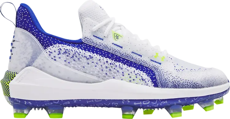 

Бутсы Under Armour Harper 6 Elite TPU White Team Royal, белый