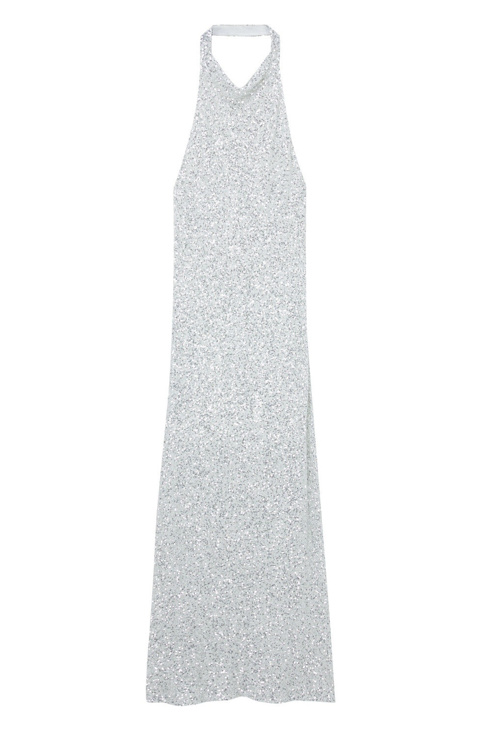 

Платье Pull&Bear x Valentina Zenere Long Sequinned Halter, серебристый