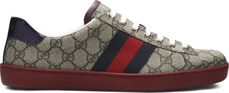 Кроссовки Gucci Ace GG Supreme Beige, бежевый - фото