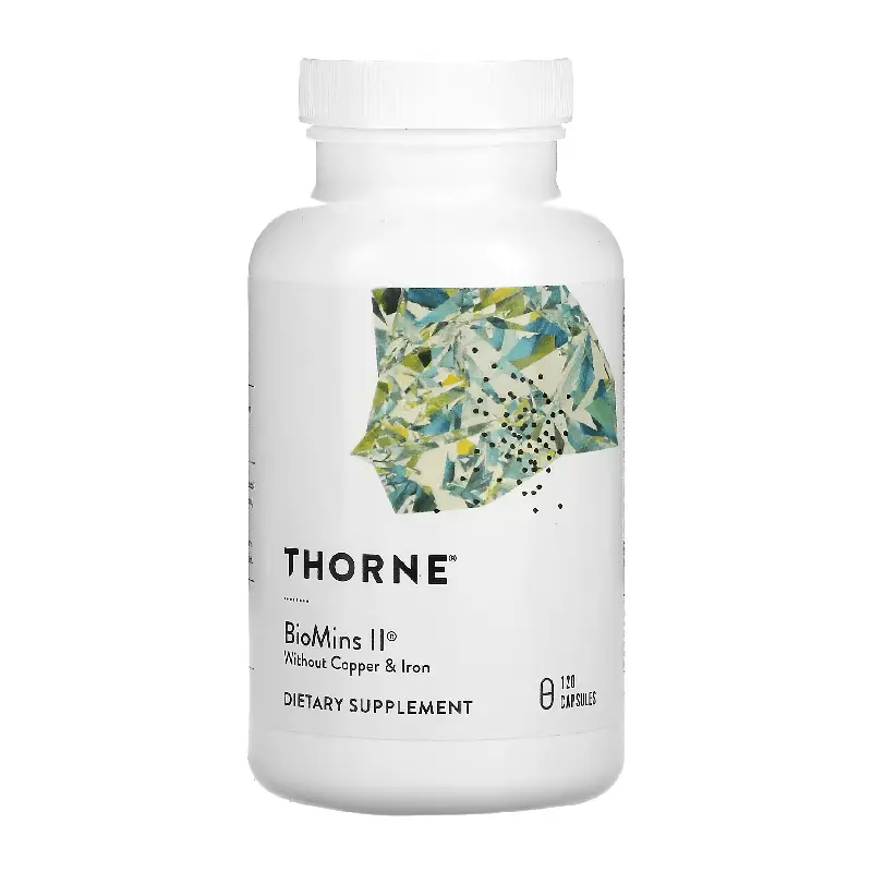 

Мультиминералы Thorne Research BioMins II, 120 капсул